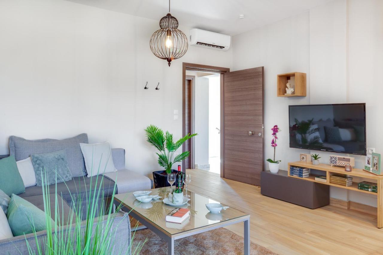 Chania Elite Homes I-Sunny Apartment 4Km From Center Buitenkant foto
